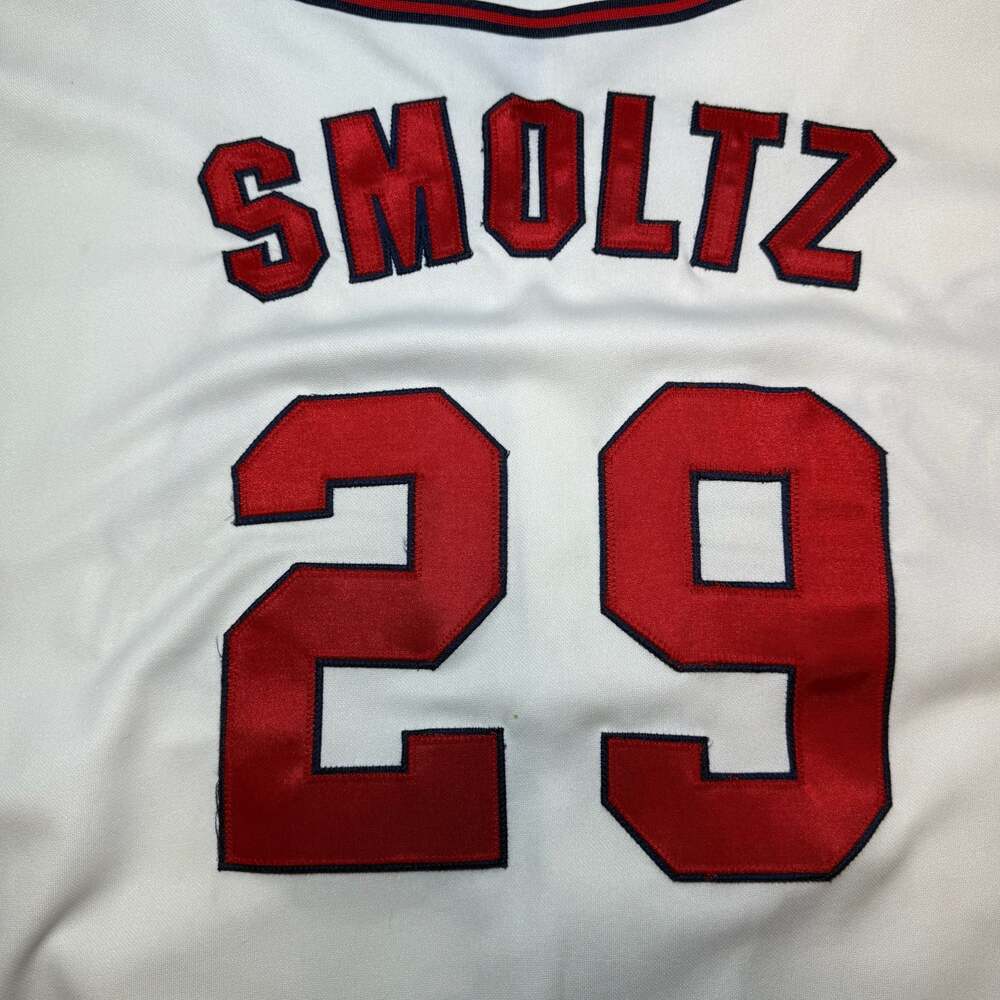 Vintage 90s Atlanta Braves Russell Athletic Home Baseball Jersey Size XL - Picture 3 of 11